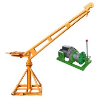 top quality outdoor mini lifting portable crane small lift crane Clutch-1000kg-30m-220v