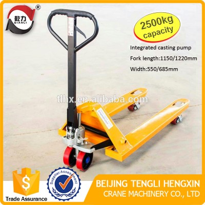 Workshop equipment hydraulic Manual pallet truck 2.5T 2500KG