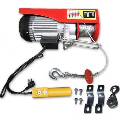 300kg 600kg cable motor hoist PA600 220V winch