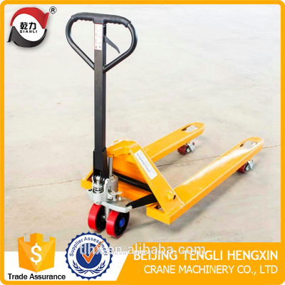 Waimaotong ac 2500kg hand pallet truck rubber wheel