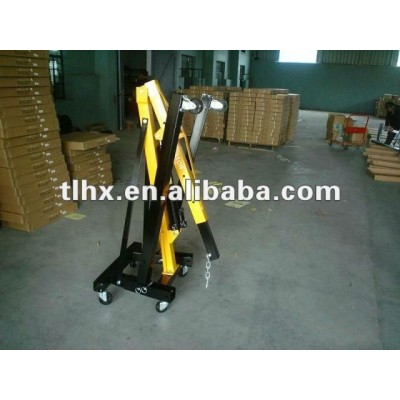 Heavy duty Manual Hydraulic Mobile floor Crane 2T