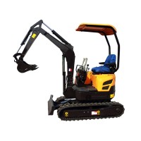 1.6ton compact excavators trackhoes AX16D with 0.06m3 bucket and 2071mm digging depth for construction