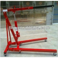 2ton small folding hydraulic floor crane