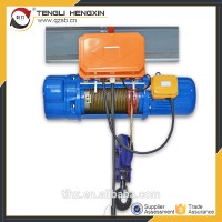 construction 380v 5 ton electric pulley monorail cable hoist crane