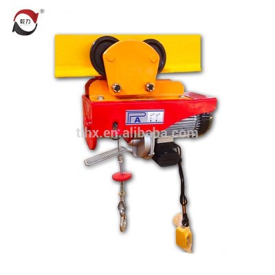 PA mini electric hoist with trolley/ small hoist 220v/ wireless remote control electric hoist